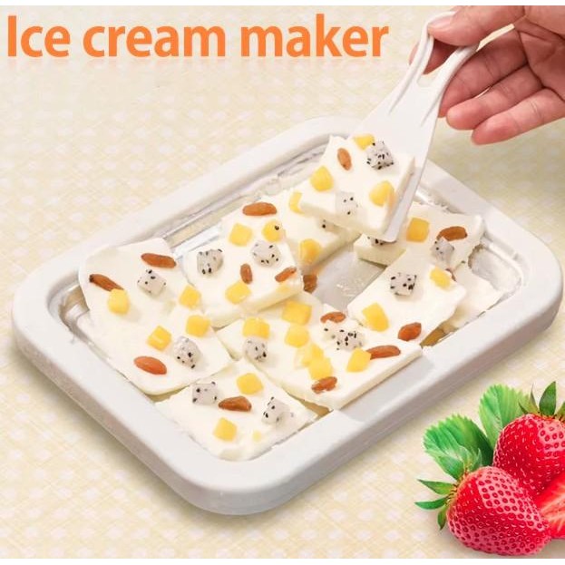 Ice Cream Roll Maker Pembuat Es Krim Gulung