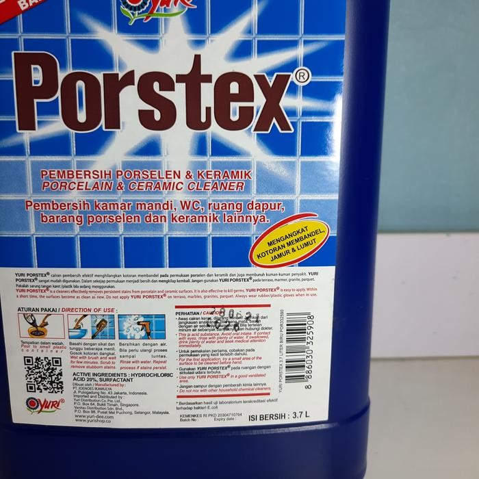 YURI PORSTEX 3,7 LITER PEMBERSIH LANTAI / PORSTEX BIRU