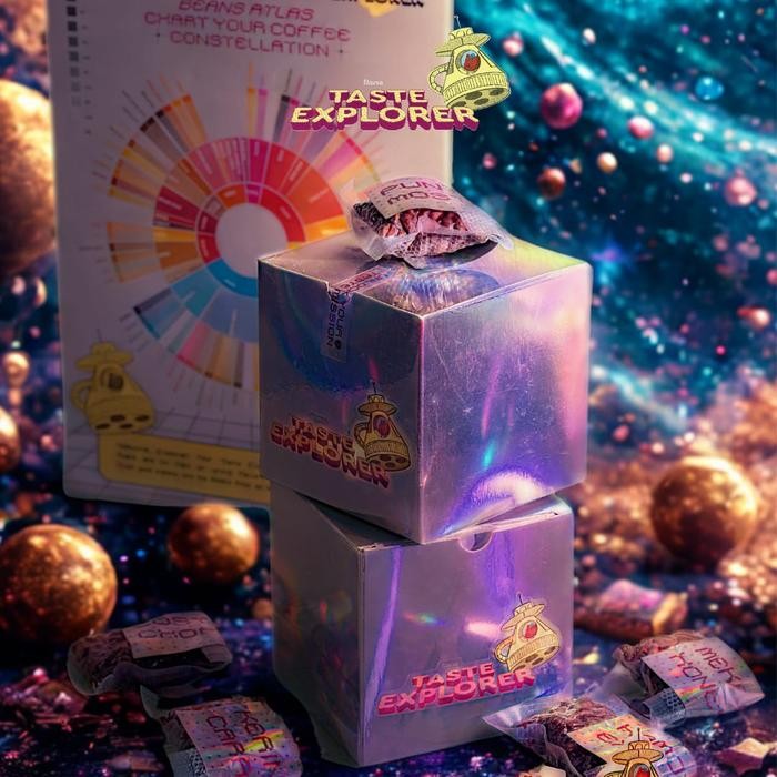 

Taste Explorer Navva Roastery Coffee Beans Sensory Mini Games Coffee Filter / Permainan Explorasi