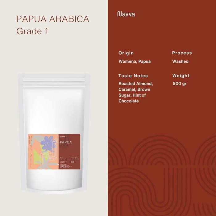 

Biji Kopi / Coffee Beans Premium 100% Arabica Papua Arabica 500gr