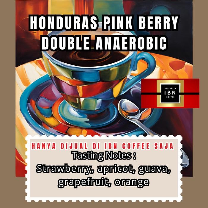 

Kopi Honduras Pink Berry Double Anaerobic Coffee - 100% Arabica