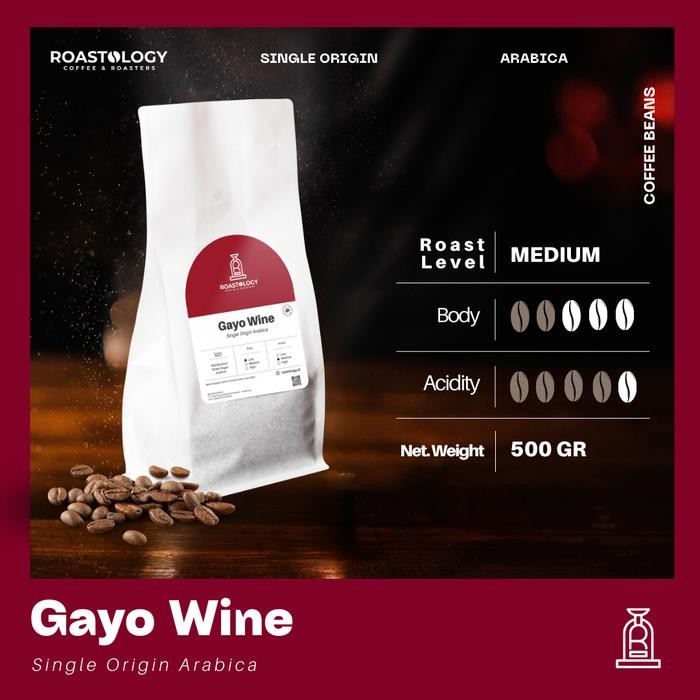 

Gayo Wine Specialty Coffee 500 gram ROASTOLOGY