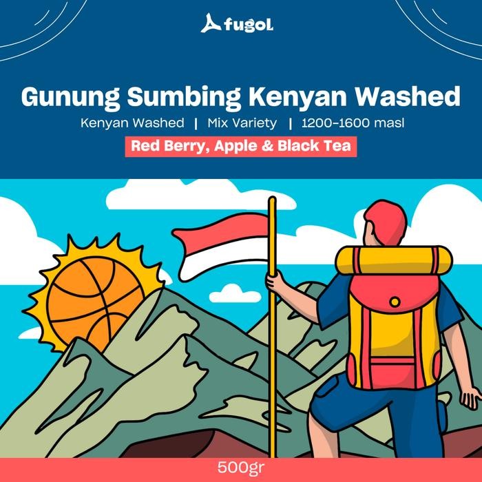 

Kopi Arabika GUNUNG SUMBING KENYAN WASHED (500 gram) Single Origin