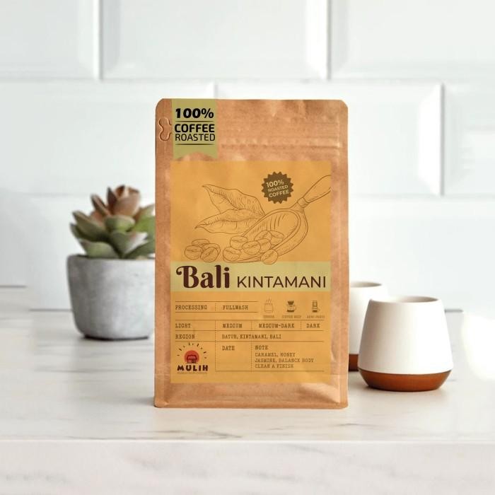 

Kopi Arabika Bali Kintamani Arabica Coffee Bean Biji Bubuk Asli 1Kg byu Mulih Kopi