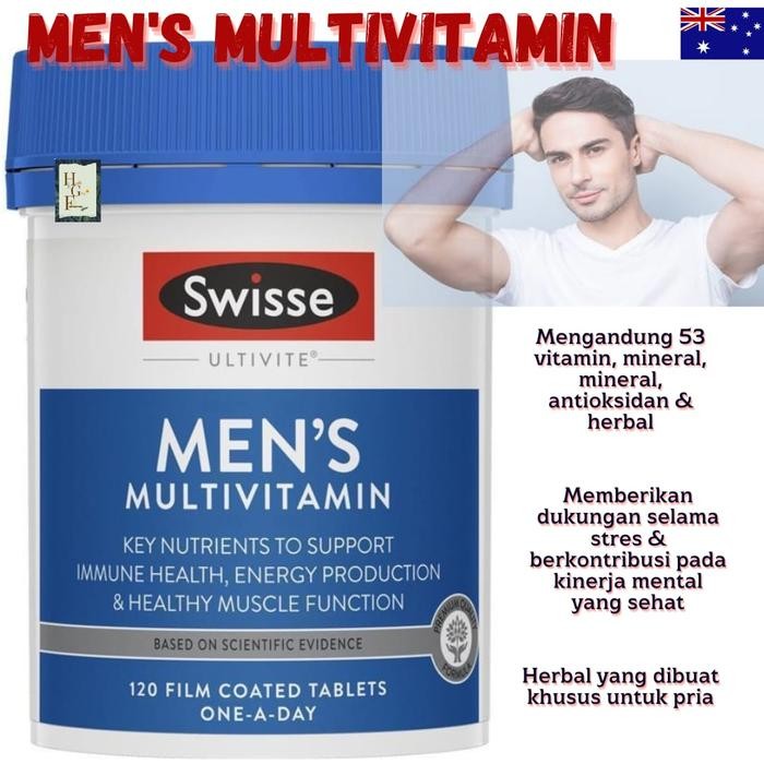 swisse men mens multivitamin 60 tablets