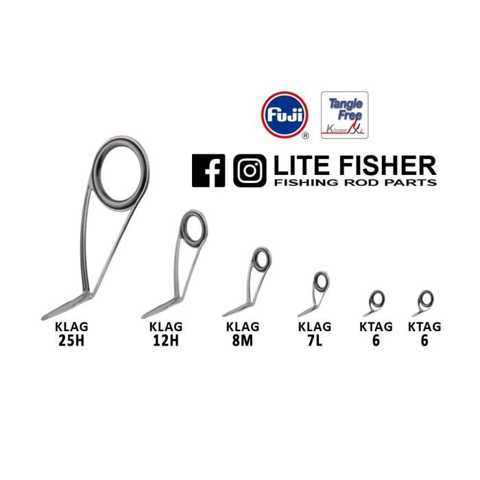 Ring Guide Set Fuji Klag25H-6 Medium Light - Lgat6