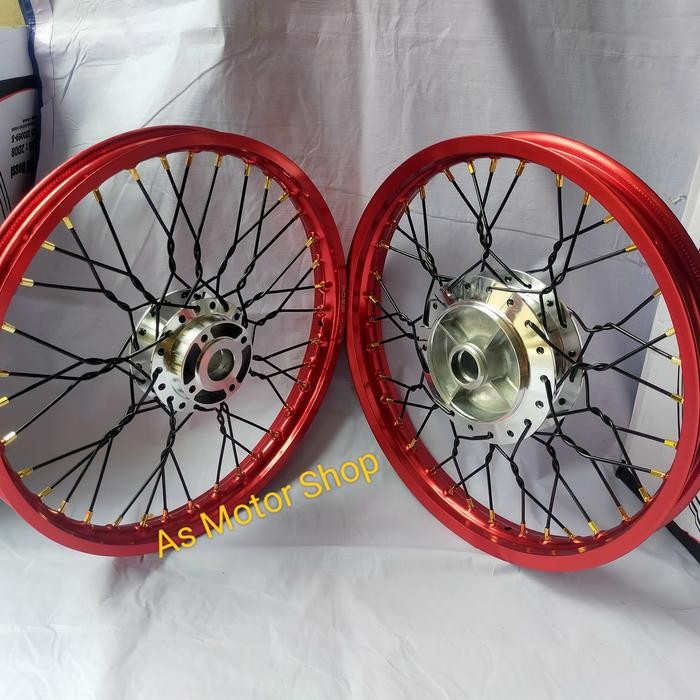 Sepaket Velg Rossi 140 - 160 Ring 17 Tromol Jari2 Jupiter Z Vega Dll