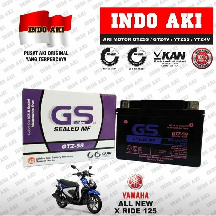 Aki Motor Yamaha All New X Ride XRide X-Ride 125 GTZ5 GTZ5S GTZ 5S GS