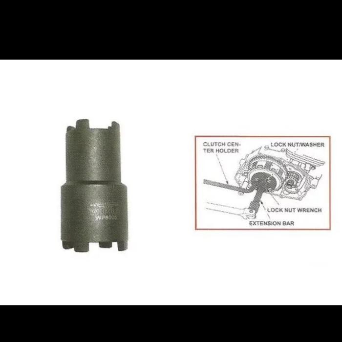 Treker Coupling Double - Kunci Mahkota 25 x 28 mm Wipro