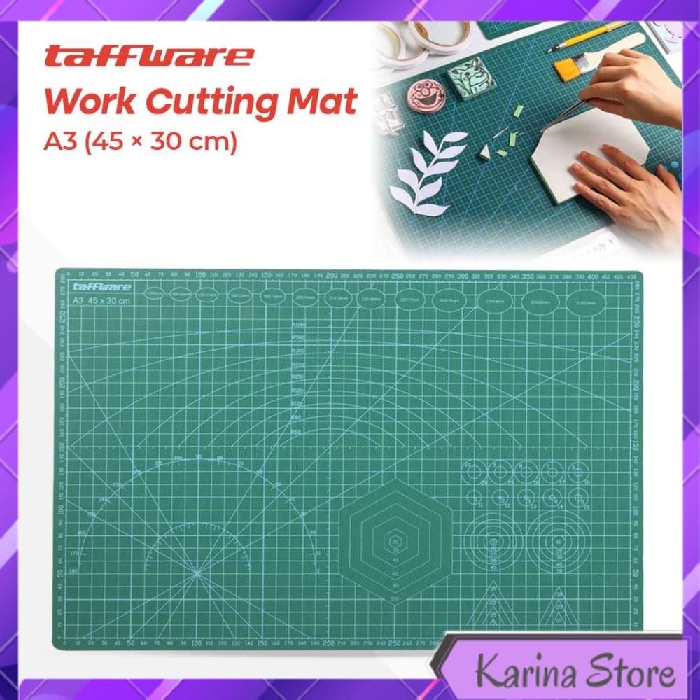 

TAFFWARE ALAS POTONG WORK CUTTING MAT PAD A3 45X30CM