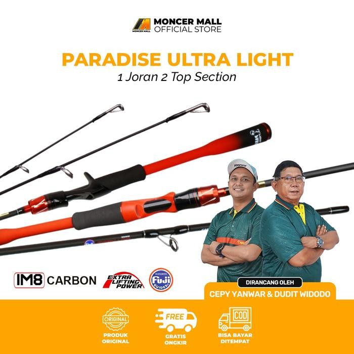 Joran Paradise Ultra Light Ul Carbon Solid Im8 Ring Fuji Lentur Japan Style