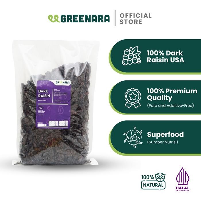 

ASLI Kismis Hitam USA 1 Kg / Dark Raisin USA READY STOCK