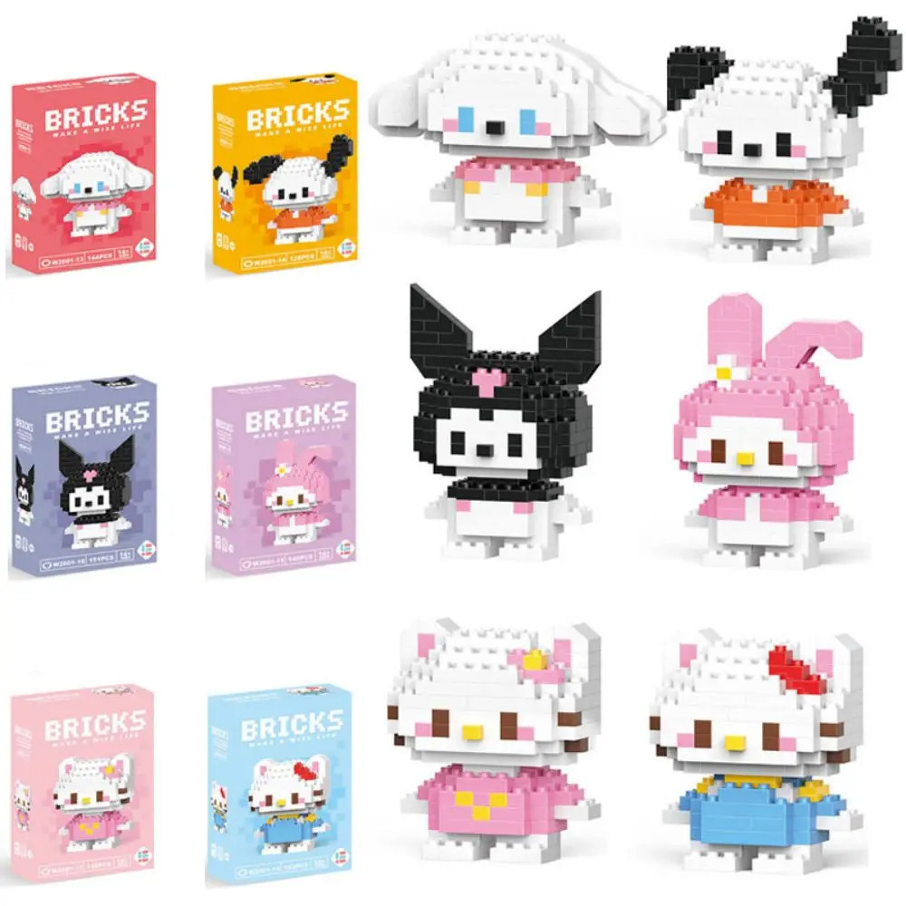 Mainan Edukasi BRICKS Mainan Balok Susun Karakter Cinnamoroll LEGO Figure 144 PCS - W2601-13