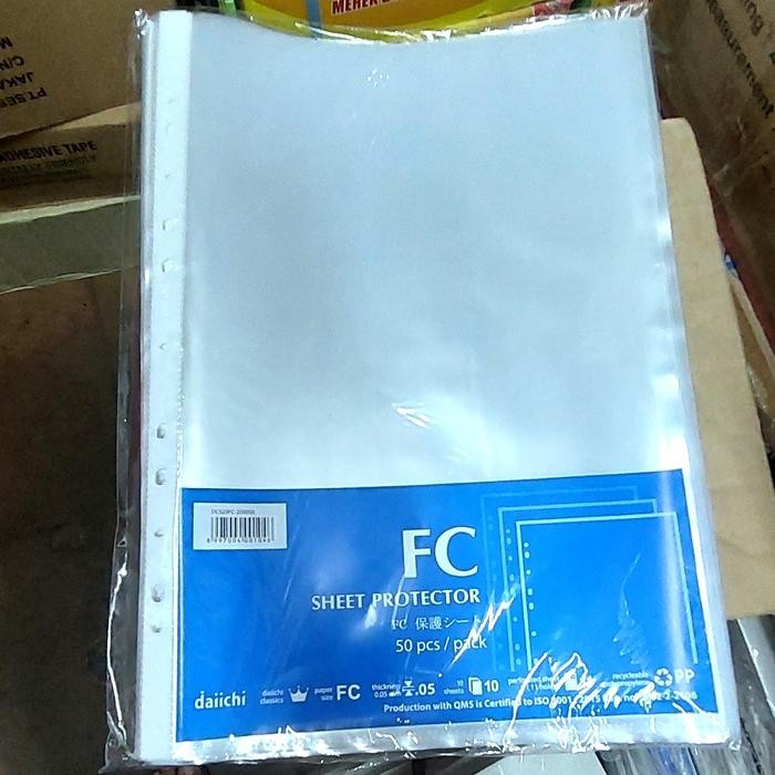 

1YFS Daiichi Sheet Protector F4/Folio (Per Set Isi 50)