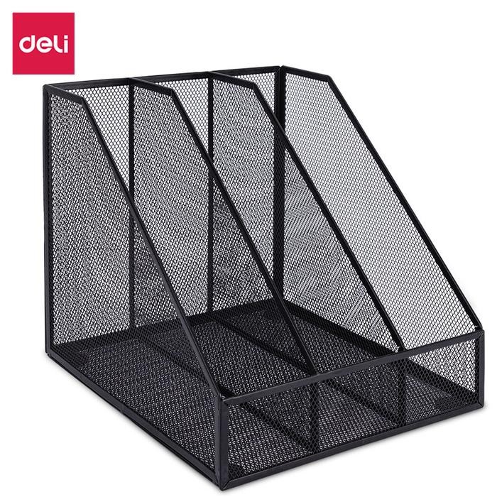 

1YFS Deli Triple File Organizer/ File Tray/ Box File/ Rak Buku 3Sekat 78985