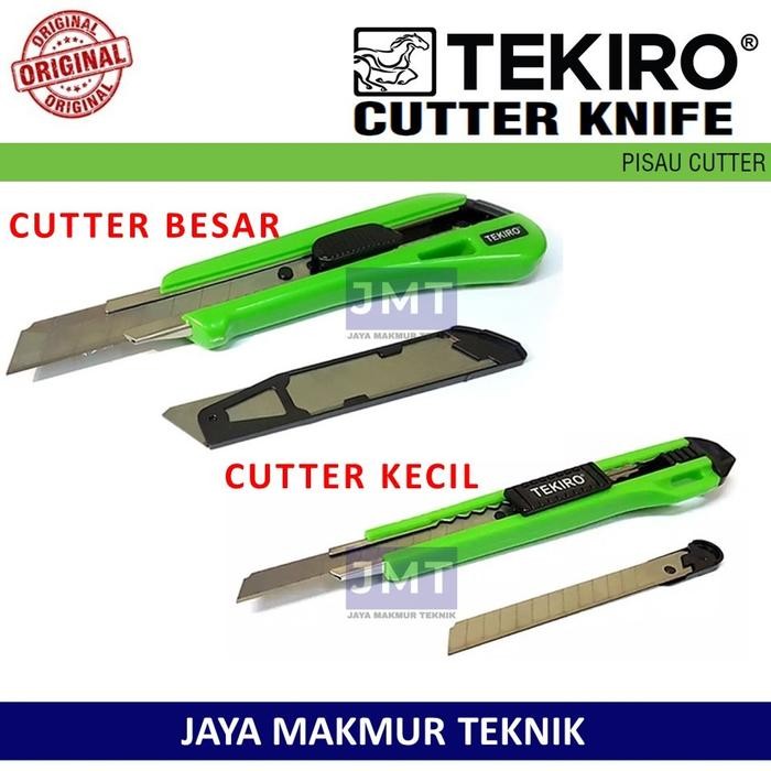 

ID TEKIRO PISAU CUTTER 9 18 MM KATER POTONG KNIFE KECIL 9MM BESAR 18MM