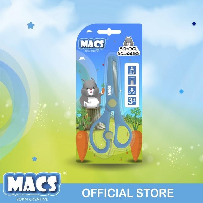 

ID MACS SCHOOL SCISSORS GUNTING UNJUNG TUMPUL AMAN / SAFETY UNTUK ANAK