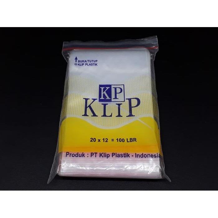 

ID PLASTIK KLIP SIZE 12 X 20 - KANTONG KLIP KP BENING 12X20 ISI 100LEMBAR