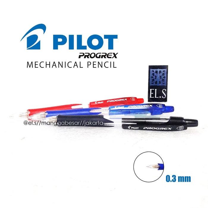 

ID PILOT PROGREX 0.3 MECHANICAL PENCIL (PENSIL MEKANIK 0.3)