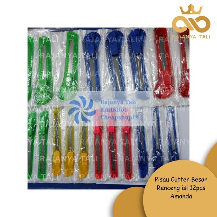 

ID PISAU CUTTER BESAR RENCENG ISI 12PCS AMANDA