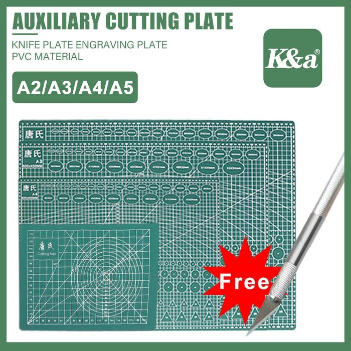 

ID FREE PIASU UKIRA3/A4/A5 PVC CUTTING MAT PAD BOARD DOUBLE-SID