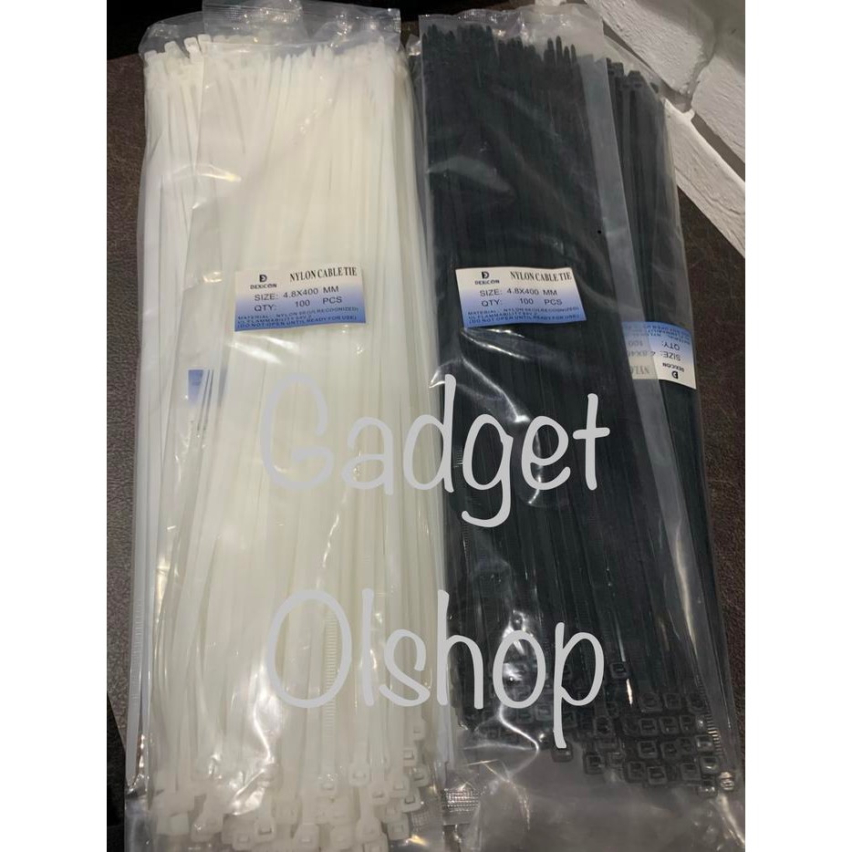 

ID KABEL TIES 40CM - KABEL TIES 4.8X400MM - KABEL TIS - NYLON CABLE TIE