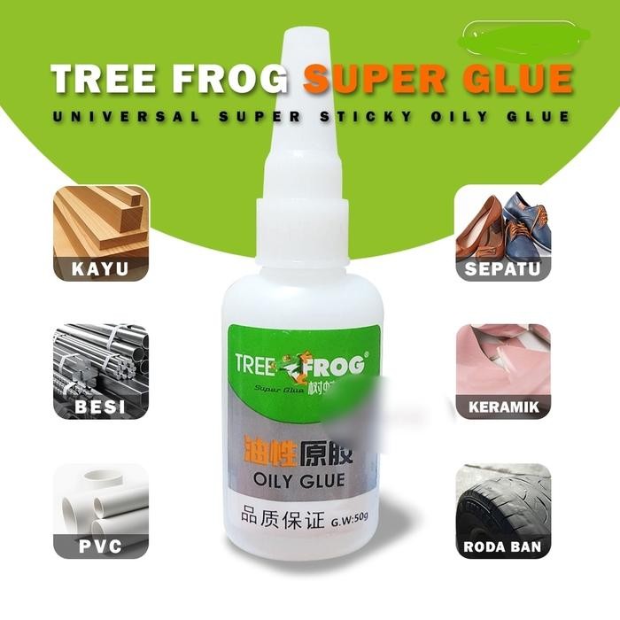 

ID TREE FROG LEM SETAN SUPER GLUE SERBAGUNA KUAT CAIRAN PEREKAT LEM KOREA