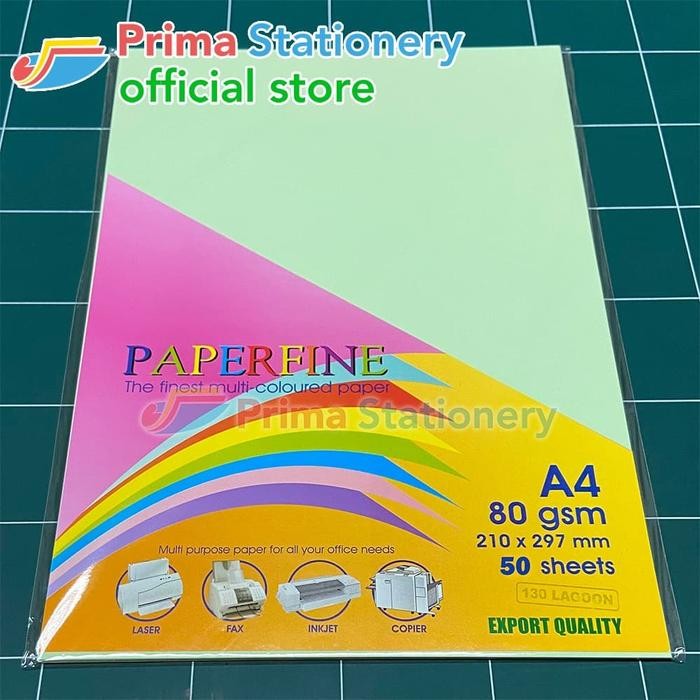 

KOIC Kertas Hvs A4 Paperfine Isi 50 Lbr Warna Muda