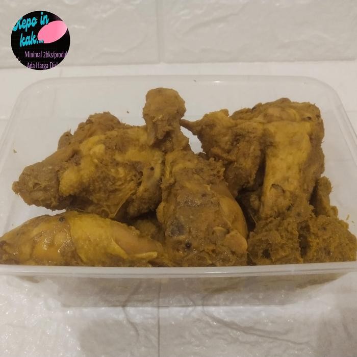 

ayam ungkep bumbu kuning 1 ekor potong 8 siap goreng / bakar stok terbatas