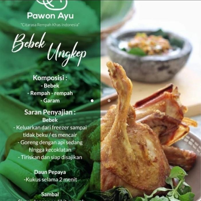 

bebek ungkep pawon ayu kartasura - gurih & praktis stok terbatas