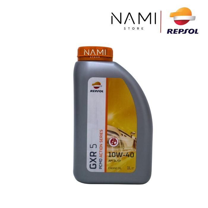 *REPSOL GXR5/ GXR 5 10W40 (1L)* Oli Mesin Mobil Bensin dan Diesel 4w - Original