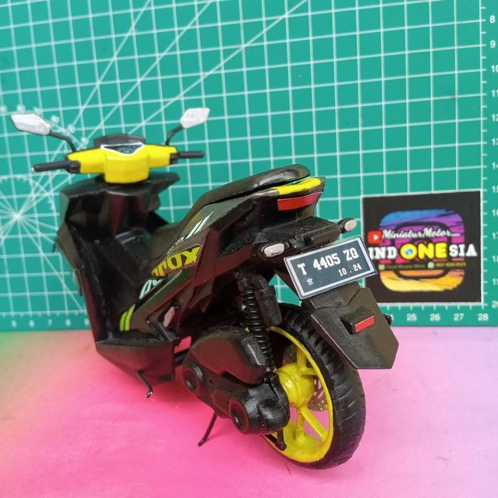 Diecast Miniatur Motor YAMAHA Aerox Handmade 1:12 Bisa CUSTOM