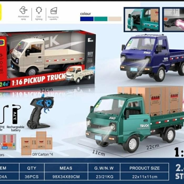 mobil pick up asap remot control rc pick up box asap spray