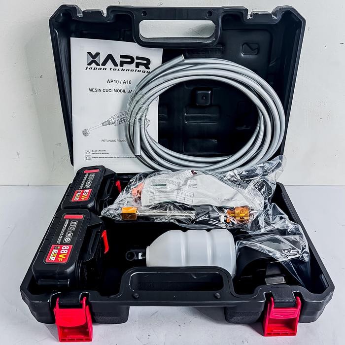 Mesin cuci motor mobil APR JAPAN A10 jet cleaner steam cordless 98v