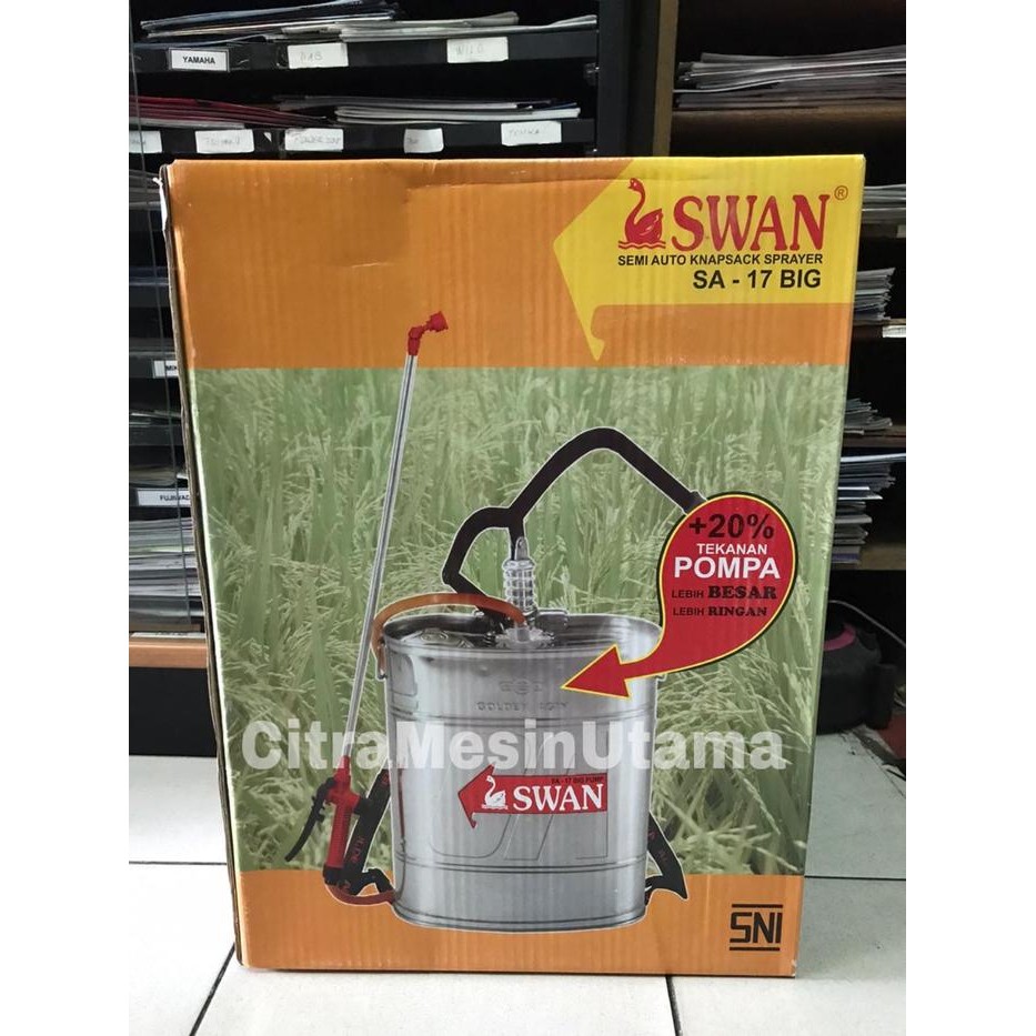 Promo Swan Sprayer Stainless Manual 17 Liter