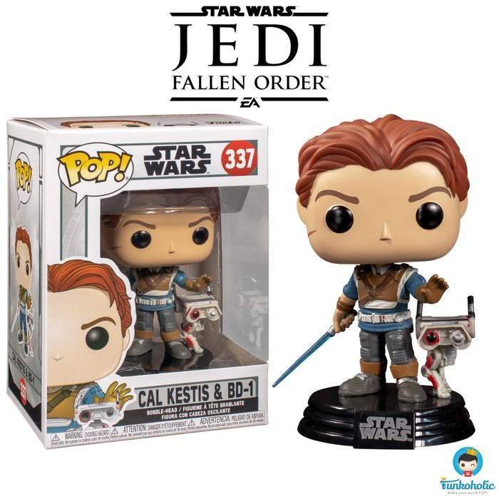 New Funko POP Star Wars Jedi Fallen Order Cal Kestis & BD-1 #337