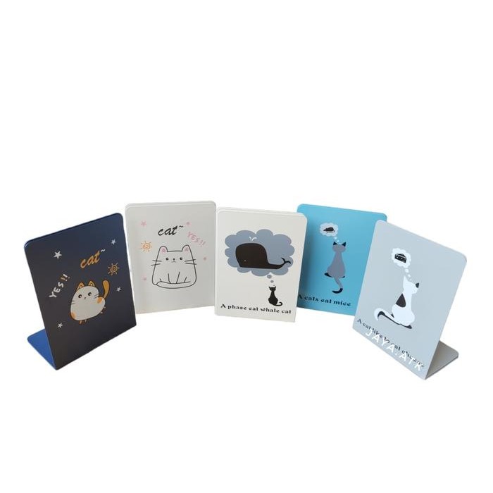 

Promo Book End Bookend Pembatas Buku Besi Penyangga Buku Book Stand Lucu