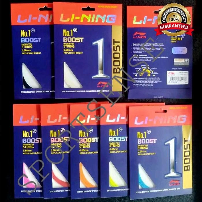 Senar Badminton Lining No.1 Boost No 1 Boost asli