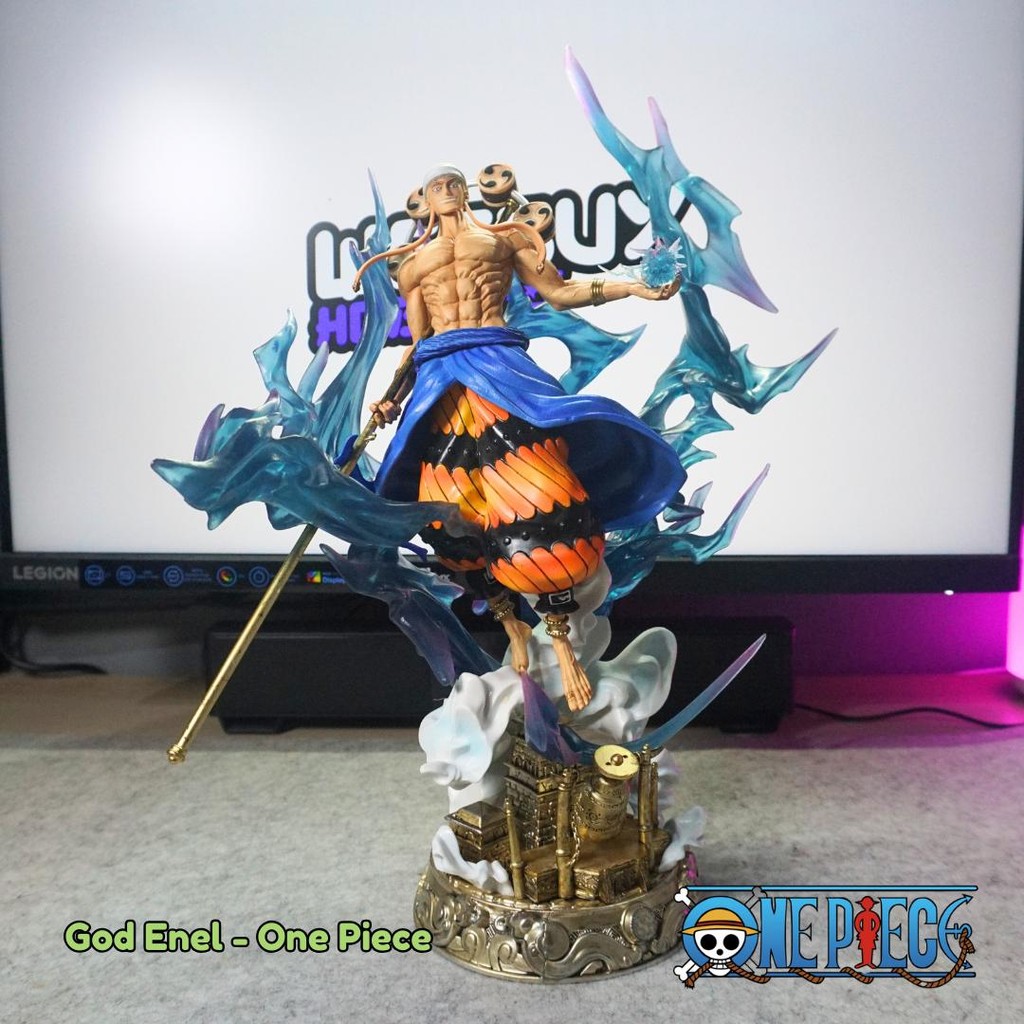 Weebuy Statue Anime Enel Pose Anime Figure One Piece Recast