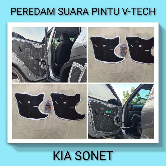 KIA SONET Peredam Suara Pintu Aksesoris Variasi Mobil VTECH Ori PnP