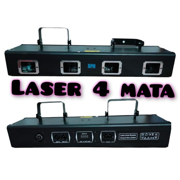 Lampu Laser Panggung Disco 4 Mata