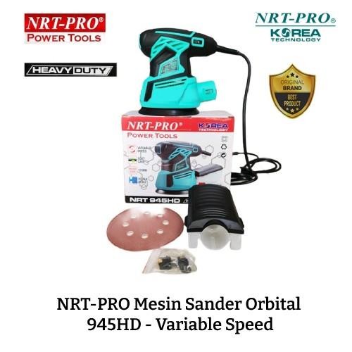 Nrt-Pro 945Hd Mesin Amplas Bulat Orbital Sander Variable Speed 945 Hd