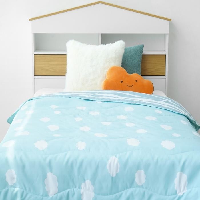 Turu Boss - Informa Bed Cover Marshmallow Prints Lilhearts