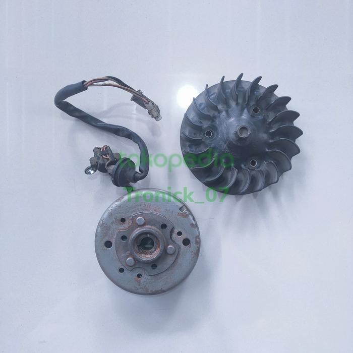 Spull Magnet Pulser Cdi Dan Kipas Yamaha Mio Sporty/Smile Original 2Nd
