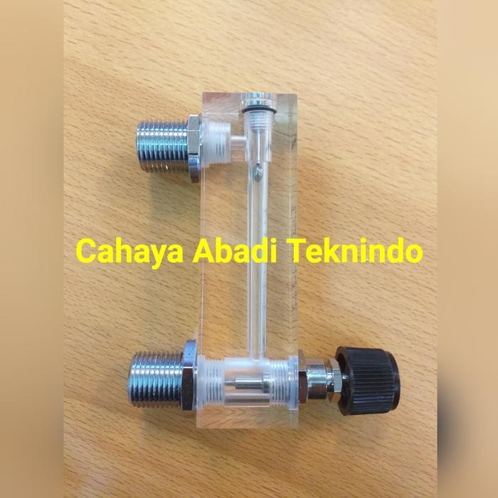 Baru Flowmeter 5-25 Ni/Min Rotameter Udara/Gas - Flowmeter Gas & Air