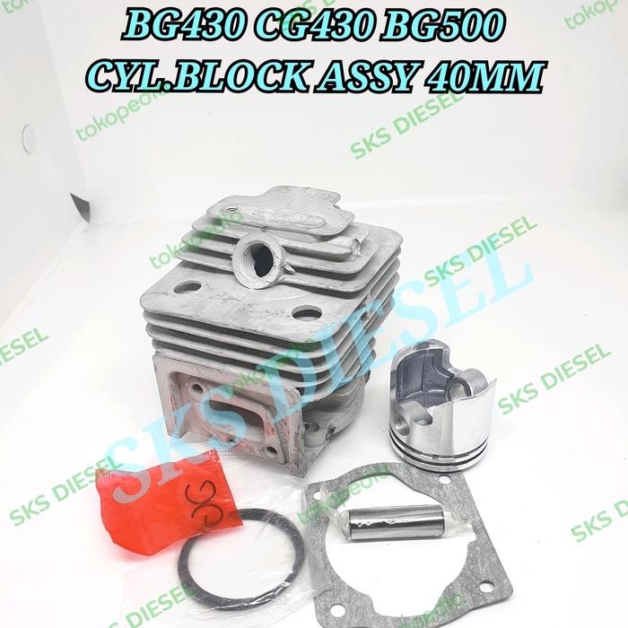 {{{{}}] CG430 BG430 TL43 BG500 Block Blok Komplit Mesin Potong Rumput Krisbow