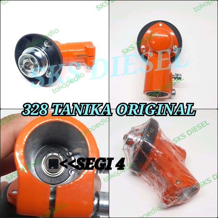 %$%$%$%$] 328 338 Gear Case Kepala Pisau Mesin Potong Rumput 2 Tak Segi 4 Tanika