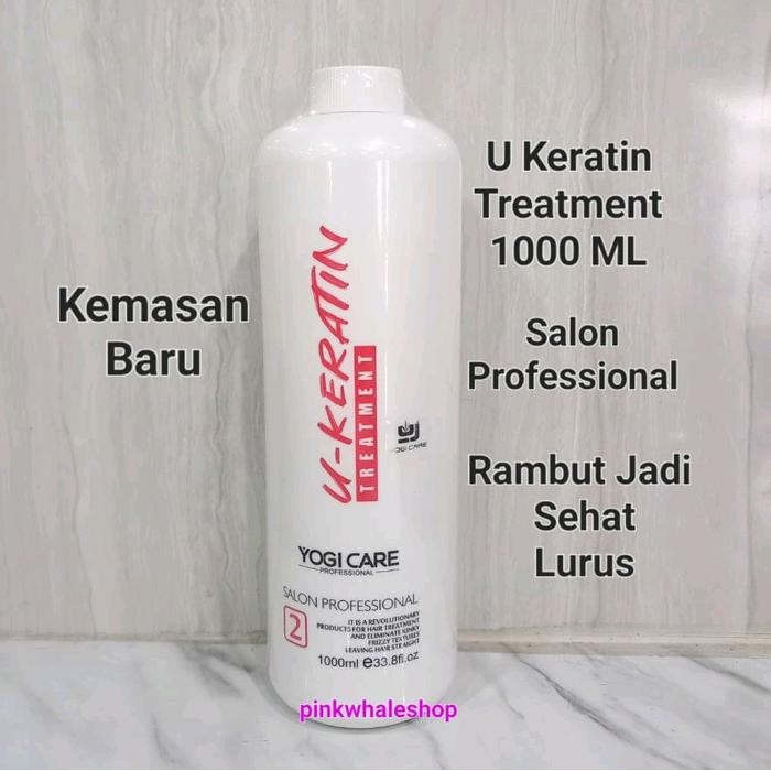1000ml Keratin Pelurusan Rambut U Keratin Treatment Salon Profesional