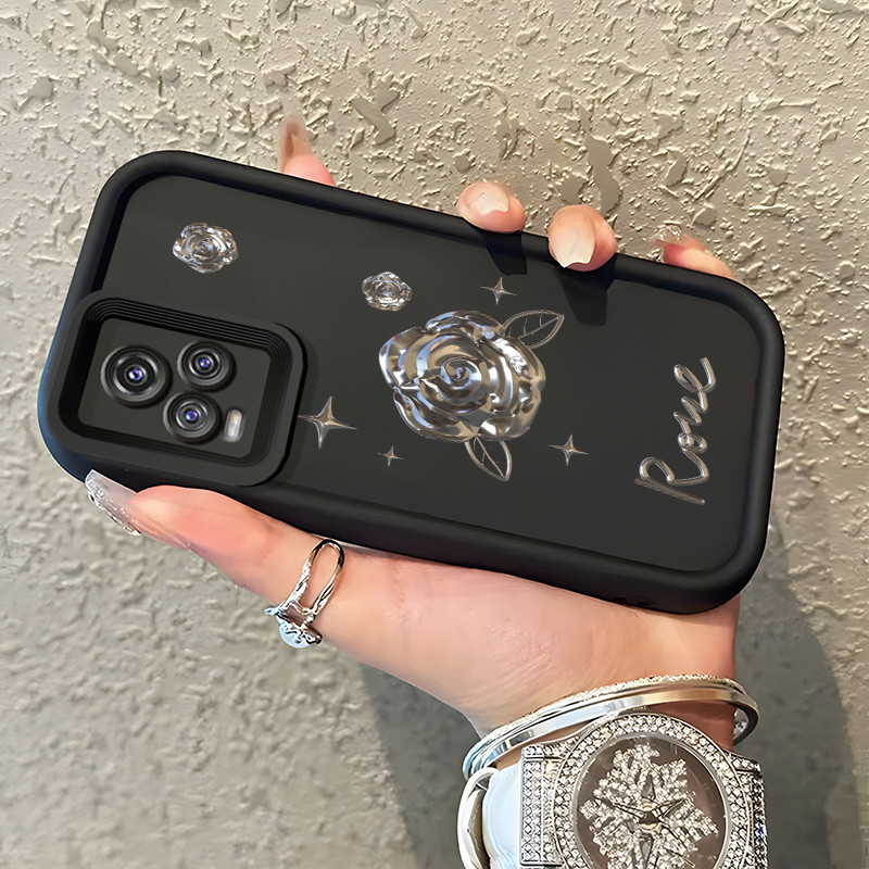 Casing Hp Untuk VIVO V20 VIVO V20 Pro Case Mawar mewah ponsel Kasing tipis Perlindungan Kesing Silik