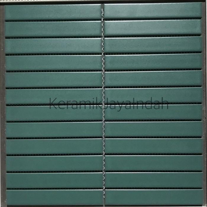 KERAMIK MOZAIK LONG POTTERY STRIPE PLAZA NARA KITCHEN BACKSPLASH